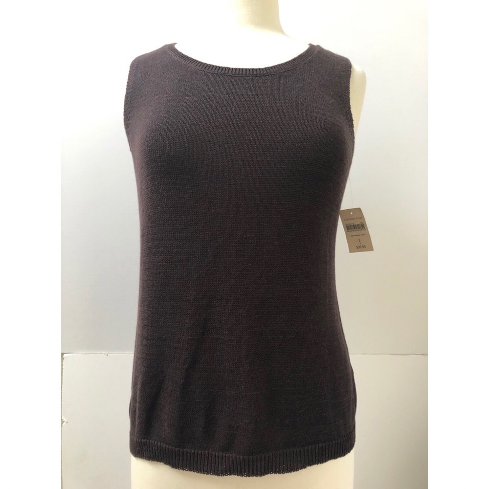 NWT Brown Cotton Tank